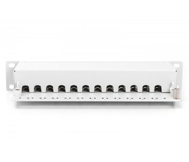 Digitus Patch panel 10 cali 12-portów RJ-45 Kat.6 ekranowany 1U komp - 1385374 - zdjęcie 2